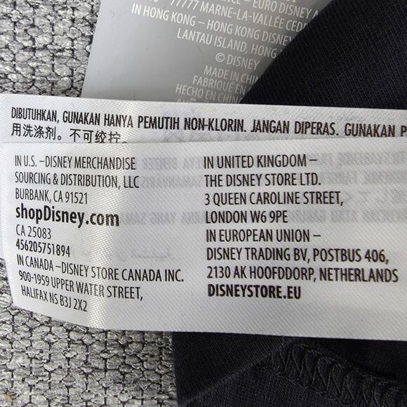 DISNEY PARKS WOMENS J’ADORE MICKEY MOUSE BLACK POCKET T-SHIRT SIZE X-SMALL - Picture 9 of 10